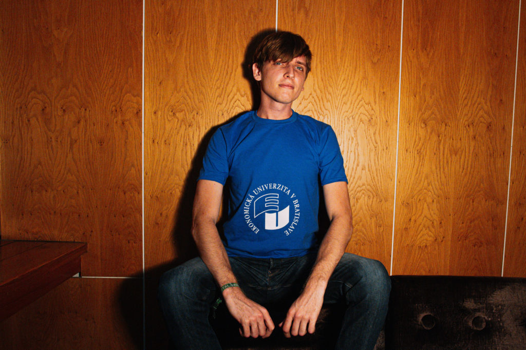 tričko pánske modré EUBA